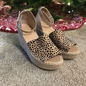JustFab Cheetah Printed Wedge 🐆